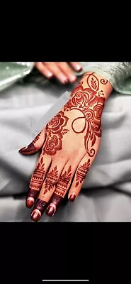 India Henna Stencils Stickers Hand Template Body Art Lace Stencil • £3.95