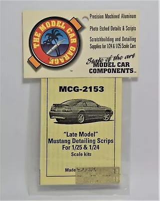 The Model Car Garage MCG-2153 Late Model Mustang Detailing Scrips 1/24-1/25 Sc • $7.99