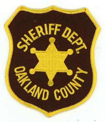 Michigan Mi Oakland County Sheriff Nice Shoulder Patch Police • $3.99