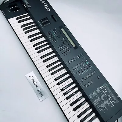 Yamaha V50 61-Key Keyboard Synthesizer FM Music Instrument Black Japan Vintage • $287.80
