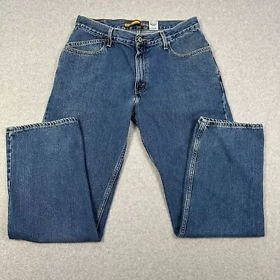 Levis Jeans Mens 34x32 Blue Denim Silvertab Loose Relaxed Vintage Y2k 90s • $44.99