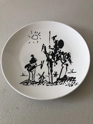 $22 • Buy Plate -Picasso Succession Xl Art Plate 5” 2005 Don Quixote Man Of La Mancha