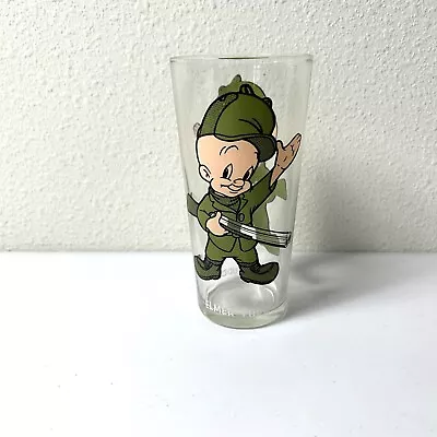 Elmer Fudd Pepsi Collector Series Glass 1973 Vintage Warner Bros Looney Tunes • $8.96