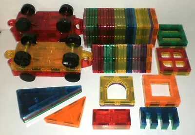 Lot Of 75 Magnetic Building Tiles Pieces • $24.99