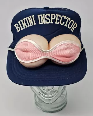 Vintage Bikini Inspector Hawaii Hat Snapback Cap Novelty Gift Nice • $48.88
