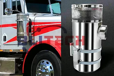 Peterbilt Stainless Air Cleaner Housing Vortox Style 379/389 15 W X 7 ID X 33 H • $559