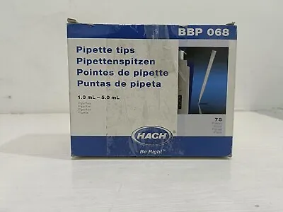Pipette Tips 1.0-5.0 ML For Variable Volume Pipette 75 Pieces BBP 068 • $49