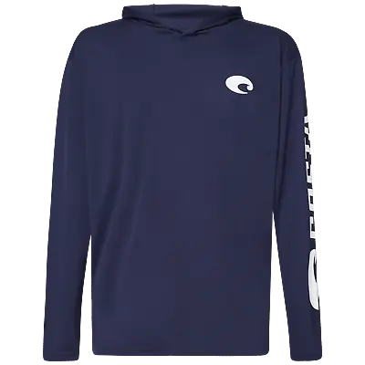 40% Off Costa Technical Performance UPF 50 Fishing Hoodie - Navy Blue -Free Ship • $29.95