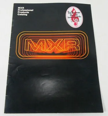 Vintage Mxr Guitar Pedals Catalog 1980's • $69.95