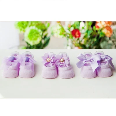 £4.38 • Buy Anti Trainer Socks Cotton Gripper Baby Non- Newborn S-M