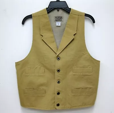 Frontier Classics Mens Old West 1880's Style Single-Breasted Vest SIZE M • $39.95