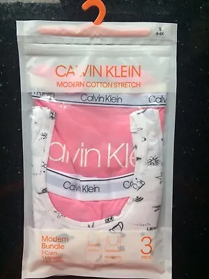 Brand New! Girls Calvin Klein Modern Bundle 1x Cami 1x Hipster 1 X Bralette • £22.99