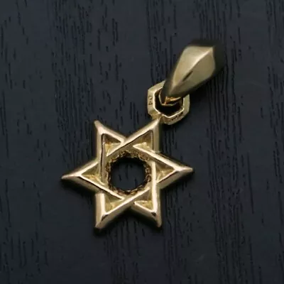 Chrome Hearts Star Of David Pendant Top Necklace Charm K22 Yellow Gold 3.1㎝ • $7579.62