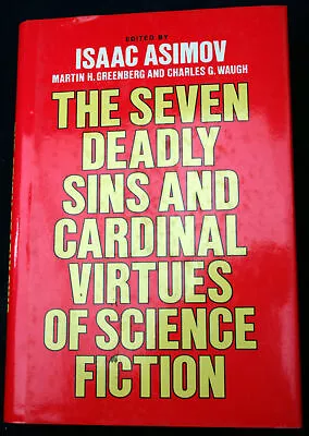 Asimov SEVEN DEADLY SINS & CARDINAL VIRTUES OF SCIENCE FICTION 1st Print HCDJ • $9.75