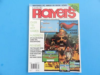 Game Players Magazine Vol.1 No.1 April/may 1989 Genghis Khan - Rare First Issue • $60