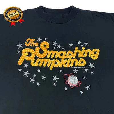 Vintage The Smashing Pumpkins Cotton Black S-4XL Unisex Shirt 1N486 • $8.96