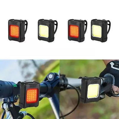 Bike Lamp USB Rechargeable Accessories Compact Durable Mountain Road Bikes Easy • $13.39