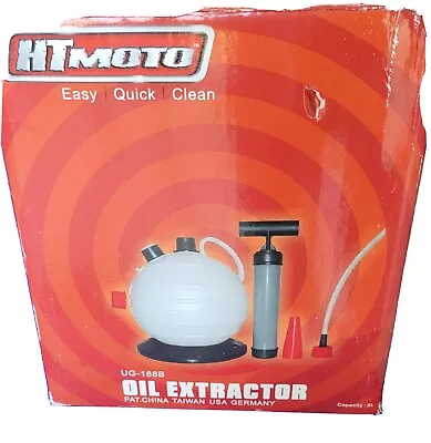 $19.99 • Buy HT Moto Oil Extractor Pump 6L Vacuum Fluid Portable Manual Oil Change Pump Kit