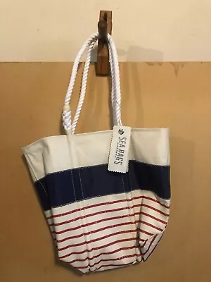 NEW Medium - Sea Bags Maine Women's Bags Handbags Tote Sailcloth Beach Boat • $79