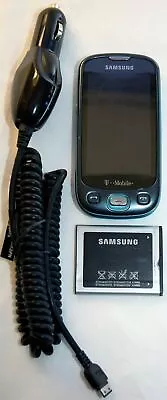 Samsung SGH-T749 T-Mobile BLUE Highlight Cell Phone Touchscreen 3MP 3G Grade D • $11.35