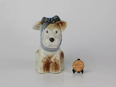 Vintage Ceramic Bandaged Dog Figurine Made In Occupied Japan Mid Century Kitsch • $9.99