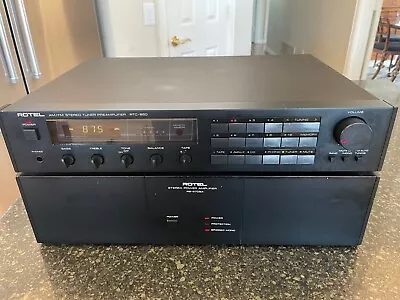 Vintage Rotel RTC 850 Pre Amp/Tuner & RB 870BX Power Amplifier - Phono MM/MC!! • $249.99