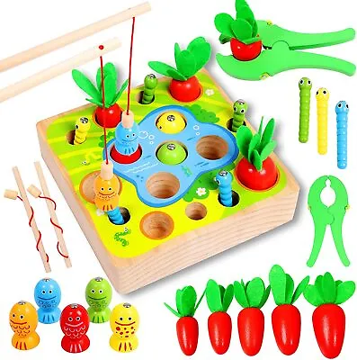 £15.99 • Buy Montessori Toy For Toddler Sensory Education,Wooden Toys For 1 2 3 Year Old Baby