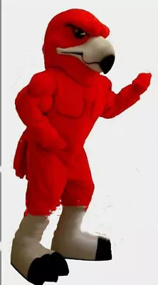 Red Bird Eagle Fursuit Mascot Costume Cosplay Party Dress Clothing Halloween • £297.29