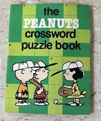 Peanuts Crossword Puzzle Book 1980 Unused Vintage • $16.99