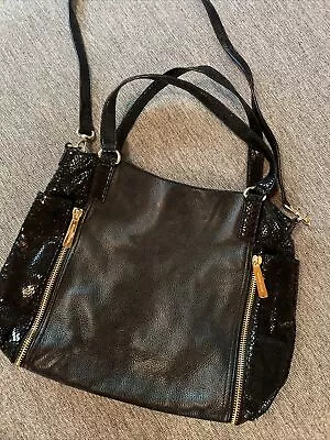 MICHAEL KORS Large Leather Shoulder Tote  Handbag 38F2XDEE3L  DELANCY • $60