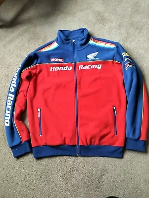 Honda Racing Mans Fleece Size Large But More Like XL C46  Chest • £45