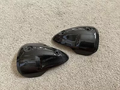 $179.95 • Buy Ilmberger Ducati Monster 696 796 1100 Carbon Fiber Exhaust Heat Shield Covers