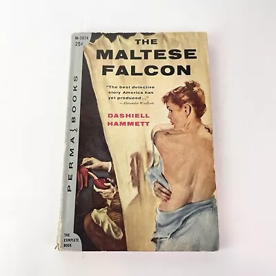 The Maltese Falcon By Dashiell Hammett Paperback Permabook’s 1st Printing 1957 • $14.95