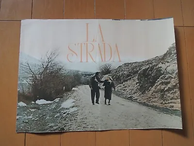 Federico Fellini LA STRADA Japan Movie Original Poster Press B3 Anthony Quinn • $55