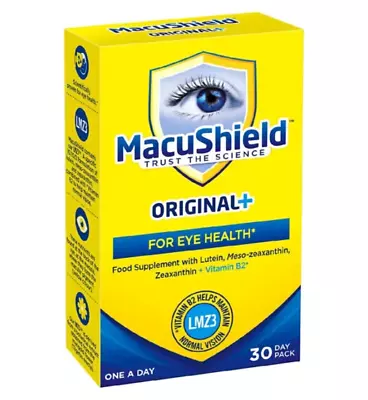 MacuShield Original+ For Eye Health - 30 Day Pack • £9.99