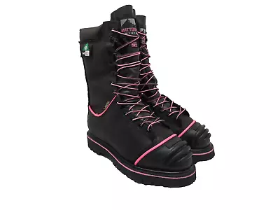 Matterhorn Women's 10  MTC975 Insulated Gore-Tex Mining Boots Black/Pink 6.5W • $217.49