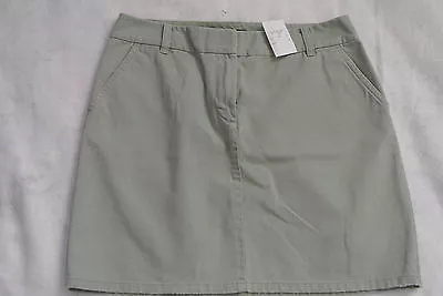 J.CREW Distressed Mossy Green Jean Sample Skirt 6 NWT$69 Summer Fun! Fresh!  • $12.48