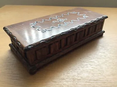 Oak Trinket Box Musical Box vintage Music Box tallent • £20