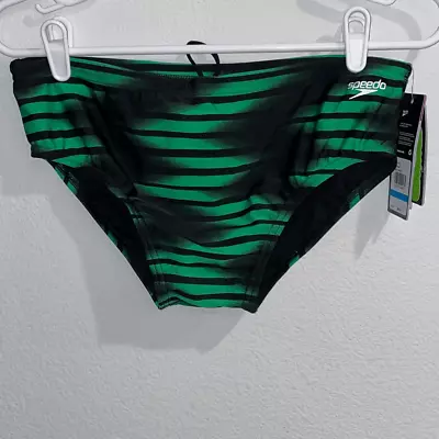 $19.25 • Buy New Speedo Eco ProLT Swim Brief Bright Green Size 36