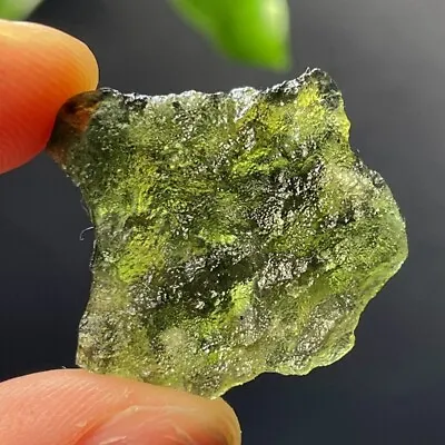 20CT Moldavite Genuine Raw Moldavite Crystal From Czech Republic PICcertificate • $3.25