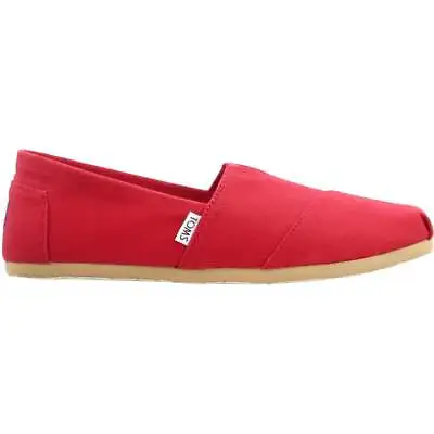 TOMS Alpargata Classic Slip On  Mens Red Casual Shoes 001001A07-RED • $24.99