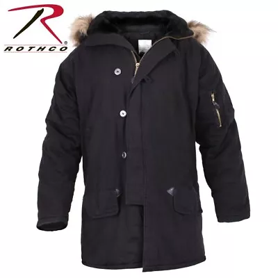 Rothco Vintage N-3B Parka - Black • $137.07