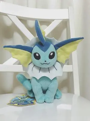 N-43 Vaporeon Plush Doll Pokemon Best Wish Plush Plush Stuffed Toy Takara Tomy • $24.23