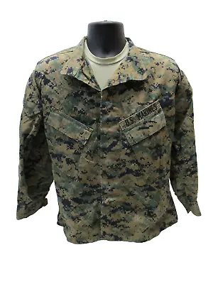 Usmc Woodland Marpat Uniform Top Utilitiy Cammies Shirt Marine Corps Blouse Used • $29.99