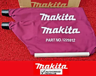 2XGENUINE Makita Dust Bag For Circular Saw BSS610 BSS611 DSS610 DSS611 • £42.96