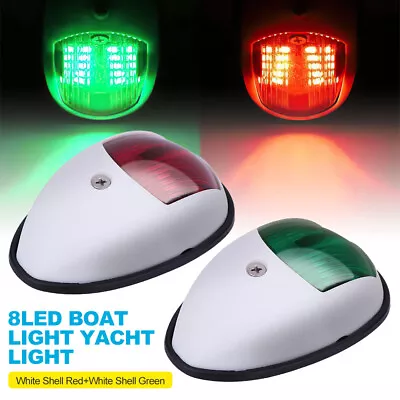 2pcs Marine NAV 12V LED LIGHTS Side Mount Port & Starboard Boat Navigation UK • £11.11