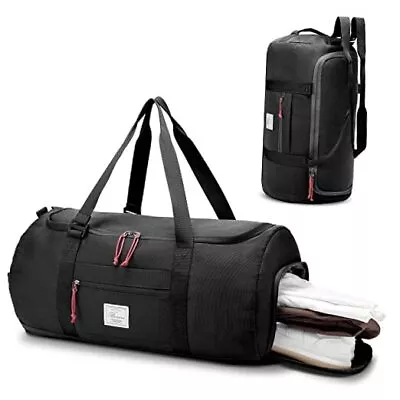 Travel Duffle Bag For Men 65L Large Size Traveling Duffel Bag Weekender Black#1 • $41