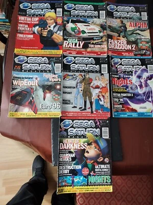 £39.99 • Buy 7 Official Sega Saturn Magazine - Issues 2,3,4,5,6,7 & 8 Dec 95 To Jun 96 Good.