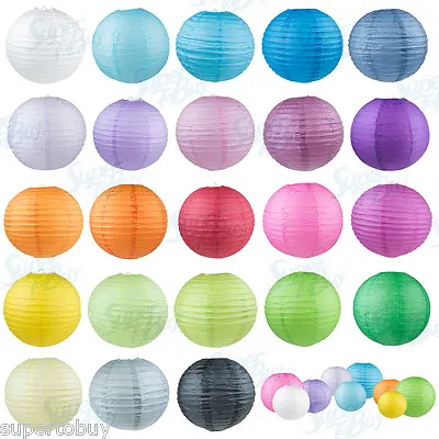 5/10 Pack Of 8  10  12  14  16  Paper Lantern Chinese Decoration Wedding Party • $11.95