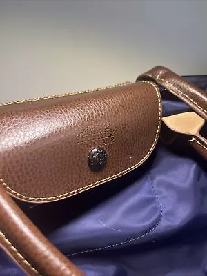 Longchamp - Le Pliages Tote -  Navy - Small - Leather Handles - Made In France • $70